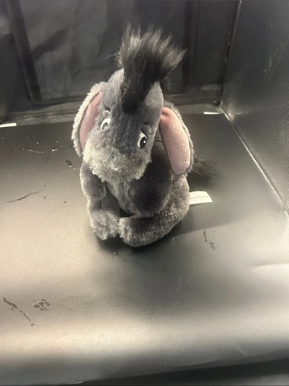 Disney Gray Plush Donkey Small Pet Toy with Pink Ears